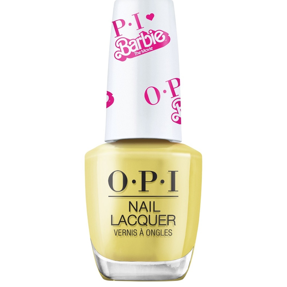 OPI Barbie edition Hi Ken yellow nail polish